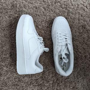 White platform sneakers 9